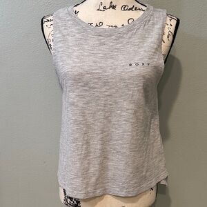 Roxy Heather Gray Muscle Tee